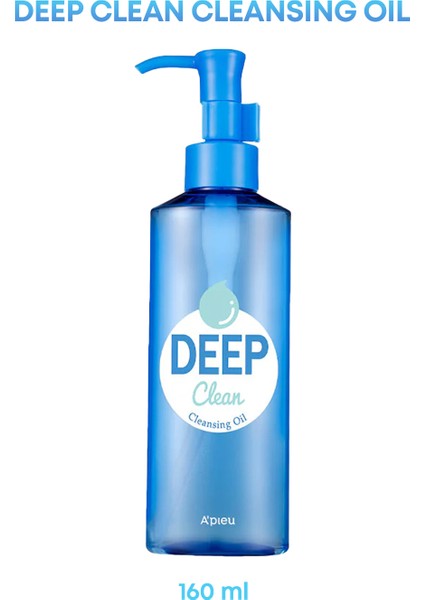 Gözenekleri Arındıran ve Kolay Durulanan Makyaj Temizleme Yağı A'PIEU Deep Clean Cleansing Oil 160ml indirimleri