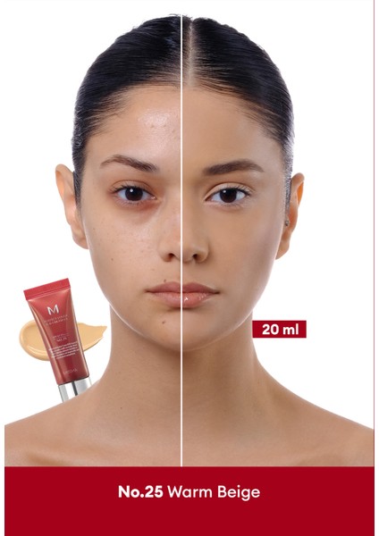 Mükemmel Kapatıcılık Sunan Çok Fonksiyonlu M Perfect Cover BB Cream Ex SPF42/PA+++ No.25 (20ml)