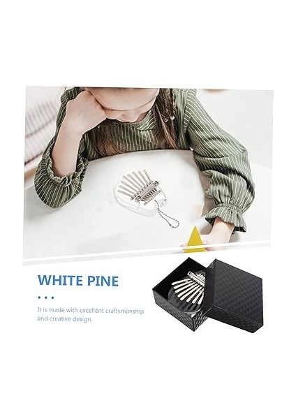 8 Not Mini Başparmak Piyano Akrilik Tuşlar Kalimba Enstrümanı Başlangıç ​​seviyesi Tema ve Kullanımı Kolay fiyatları