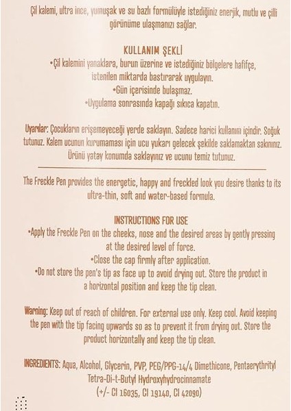 By Pastel Show Your Sweetness Freckle Pen 01 indirimleri