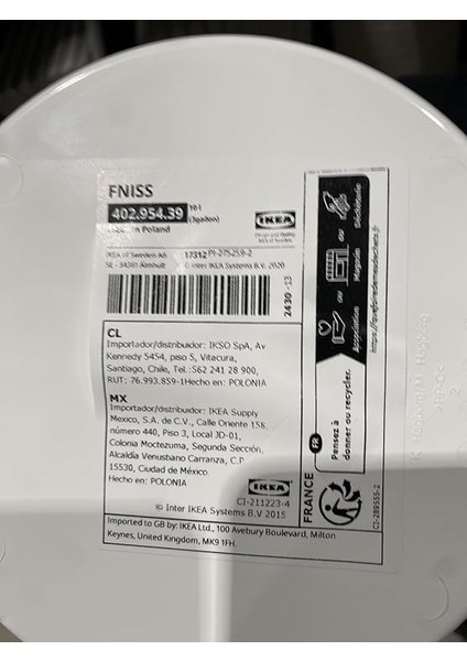 Fniss Çöp Kutusu 10 Litre, Beyaz, Çöp Kovası indirimleri