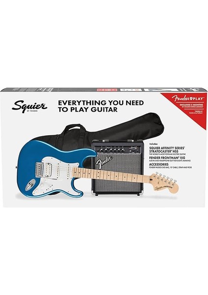 Affinity Strat Hss Lrl Cfm Frontman 15G Set Lake Placid Blue Elektro Gitar Seti fiyatları