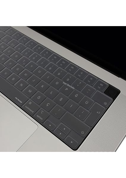 MacBook Türkçe‑q Klavye Koruyucu | Açık Pembe | Siyah| Şeffaf Silikon Kapak M1/m2/m3 Touch Id Uyumlu – Toz, Dökülme ve Çizilmelere Karşı Koruma Şeffaf modelleri