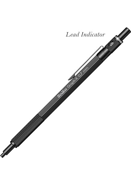 Office Graphx Mekanik Kurşun Kalem Mat Siyah 0.7 mm modelleri