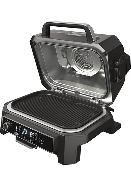 Woodfire Pro Xl Elektrikli Barbekü ve Smoker, 4 Pişirme Fonksiyonu, Akıllı Pişirme, Tütsülenmiş Tatlar, Hava Koşullarına Dayanıklı, Siyah fiyatları