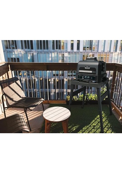 Woodfire Pro Xl Elektrikli Barbekü ve Smoker, 4 Pişirme Fonksiyonu, Akıllı Pişirme, Tütsülenmiş Tatlar, Hava Koşullarına Dayanıklı, Siyah modelleri