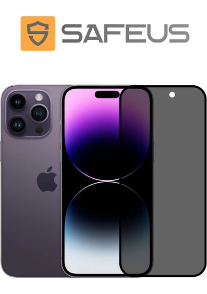 iPhone 14 Pro Max Tam Kaplayan Hayalet Parmak İzi Bırakmayan Safir Ekran Koruyucu Cam