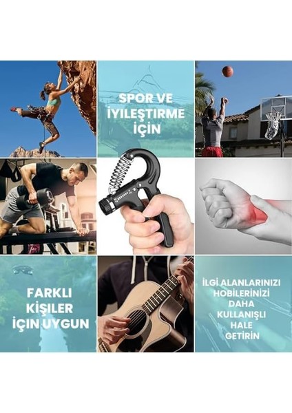 El Bilek Geliştirici Yay - El Yayı - Bilek Güçlendirici - Egzersiz Aleti - Sayaçlı fiyatları