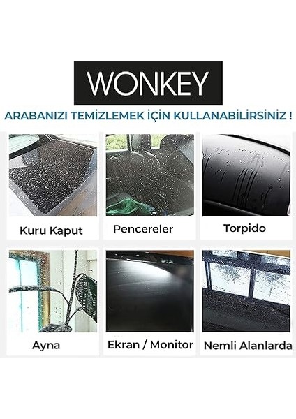 Mikrofiber Temizlik Bezi 3 Adet, Çok Amaçlı Araba Cam, Toz ve Mutfak Bezi, Oto ve Motosiklet Temizlik Bezleri 60X40 cm - (3'lü Paket) indirimleri