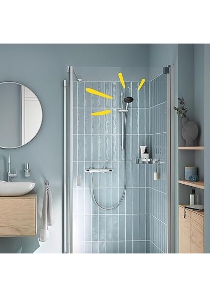 Vitalio Start 110 El Duşu, 3 Akışlı (Masaj, Yağmur &amp; Jet), Smartswitch, 110MM Yuvarlak Duş Başlığı, Silikon Halka, Kireç Önleyici Sistem, Krom, 26031001 modelleri