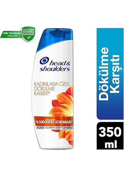 &amp; Shoulders Kadınlara Özel Dökülme Karşıtı Kepeğe Karşı Etkili Şampuan 350 ml fiyatları