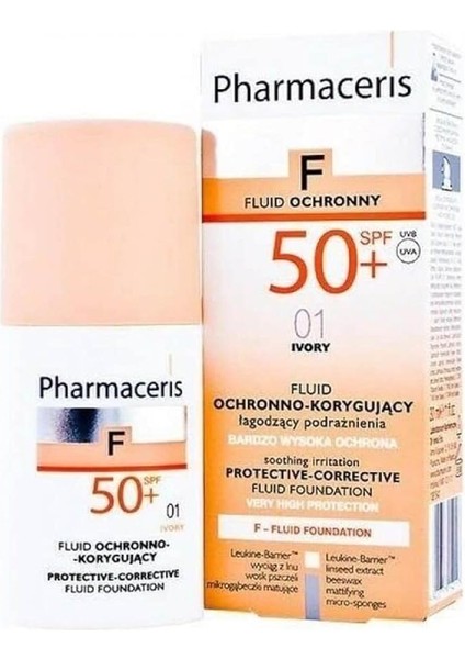 Spf 50+ Ivory Protective Corrective Foundation Kapatıcı Fondöten Fluide Kapatıcı Fondoten (50 Ml)