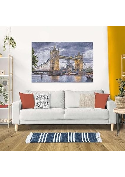 3000 Piece Puzzle The Beautiful City Of London, Çok Renkli fırsatları