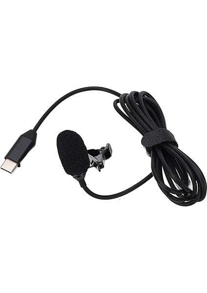 Kablolu Yaka Yaka Mikrofon, Tpye C Klip Mikrofon Çok Yönlü Mikrofon One X2 X3 Youtube Kayıt Podcasting Oyun Röportaj indirimleri