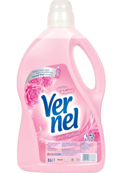 Gülün Büyüsü Kalıcı Parfüm 30 Yıkama Çamaşır Yumuşatıcısı (1 x 3000 Ml)