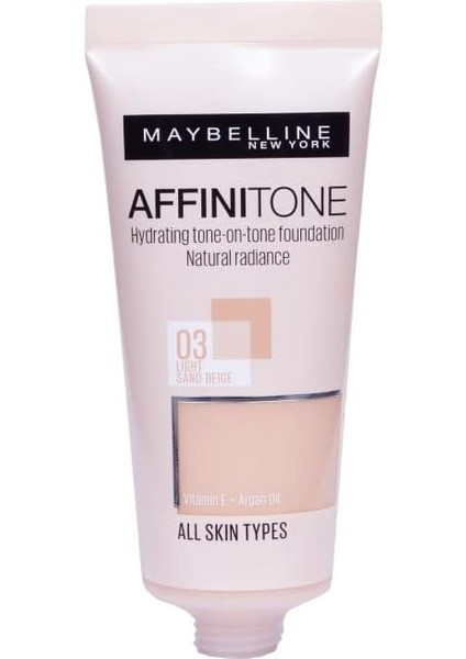 New York Affinitone Fondöten - 03 Light Sandbeige (30 Ml) fiyatları