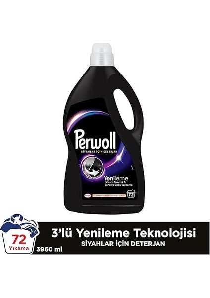 Siyahlar Için Hassas Sıvı Çamaşır Deterjanı 4 L, 1 Paket (1 x 3960 Ml) fiyatları