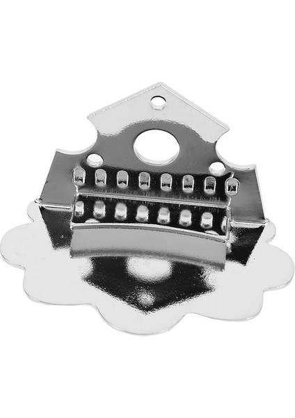 Bulut Şekilli Krom Mandolin Kuyruk Parçası Köprü Vidalı 60X35MM Metal Gitar Ukulele Gitar ve Ukulele Performansları Enstrüman Aksesuarları Için Yedek Parçalar