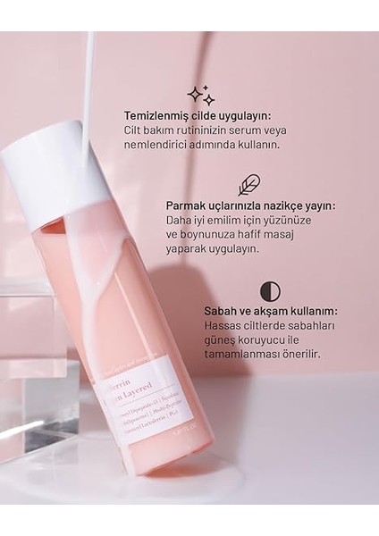 Yüz Serumu - Ginseng ve Squalane Içerikli, B3 (Niacinamide) ile Leke ve Kırışıklık Giderici, Kore Cilt Bakım Ürünü, Nemlendirici &amp; Bariyer Onarıcı Serum 150ML - Ovaco modelleri