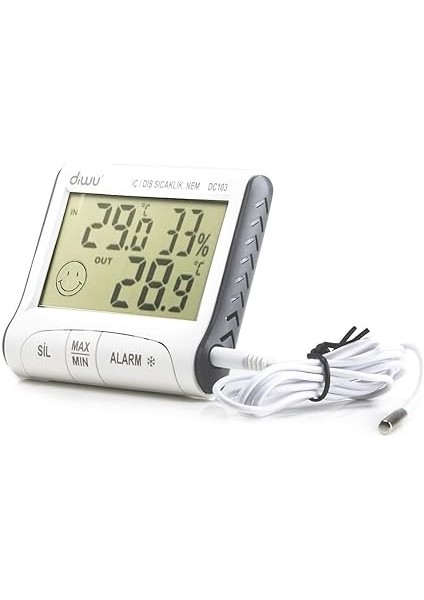 DC103 Iç Dış Max-Min Prob Termometre Nem Ölçer modelleri