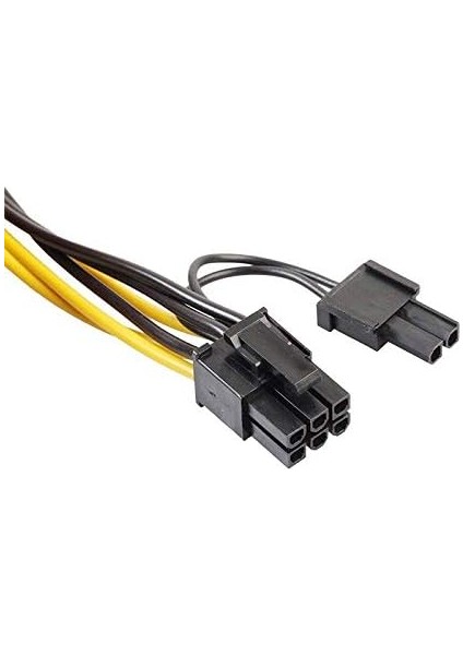 4302 Pci E 8 Pin (6+2) 2x Pci-E Ekran Kartı Power Çoklayıcı Kablosu indirimleri
