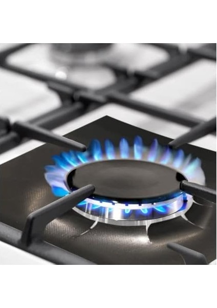 Ocak Koruyucu Folyo 4’lü Set Siyah, Yanmaz ve Yapışmaz Ocak Üstü Koruma, Kesilebilir, Temizlemesi Kolay, Gazlı Ocaklar Için Uyumlu Tekrar Kullanılabilir Kaplamalar fiyatları