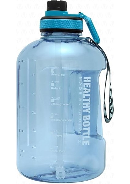 Winta Motivasyonlu Sporcu Su Matarası 2,2 Lt - Mavi fırsatları