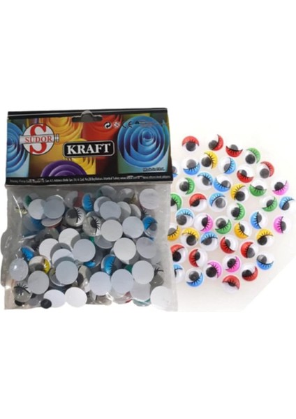 Oynar Göz 2'li Paket, Siyah ve Renkli, Karışık Ebatlarda fiyatları