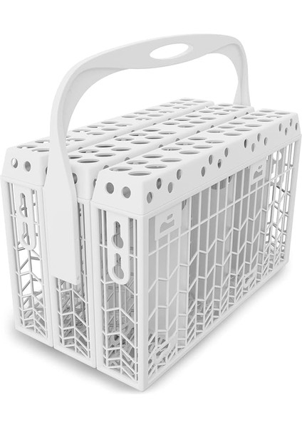 3 Hazneli Portatif Bulaşık Makinesi Çatal Kaşık Sepeti