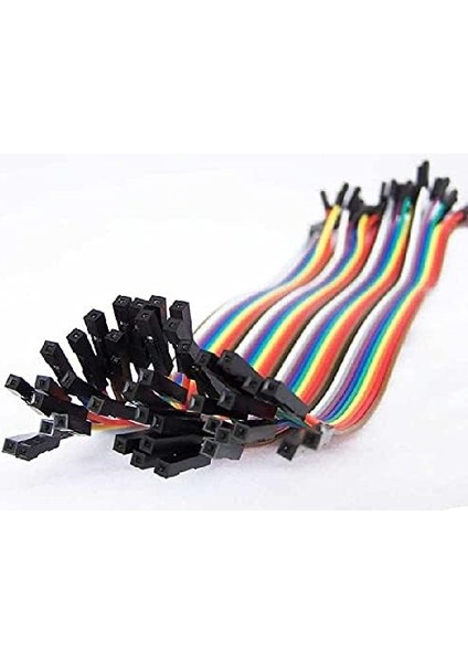 30 cm 40 Pin Ayrılabilen Dişi-Dişi F-F Jumper KABLO-300 mm