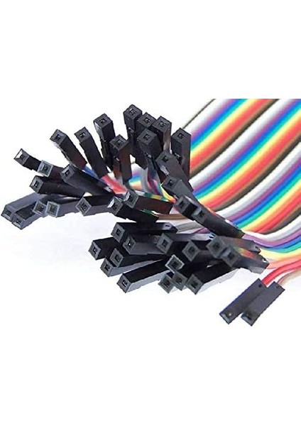 30 cm 40 Pin Ayrılabilen Dişi-Dişi F-F Jumper KABLO-300 mm modelleri