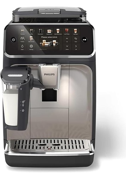 5500 Serisi Lattego Tam Otomatik Espresso Makinesi - 20 Sıcak ve Soğuk Içecek, Quickstart, Silentbrew Teknolojisi, Dokunmatik Ekran, Kolay Temizleme (EP5547/90) indirimleri