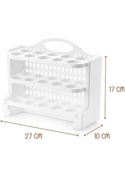 30 Bölmeli Yumurtalık, Buzdolabı Için Yumurtalık, 3 Katlı Yumurta Kutusu Sepeti fiyatları