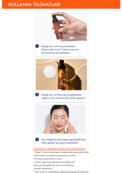 Leke Karşıtı C Vitamini %99 Saf Konsantre Serum Vita C Plus Spot Correcting Concentrate Ampoule