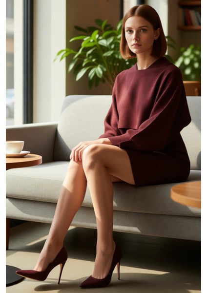 Kadın Triko Bisiklet Yaka Uzun Kollu Bolero Mini Bodycon Elbise Takımı Modern Şıklık Kaliteli fiyatları