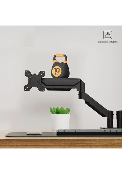 EF252D 13-32 Inch Amortisörlü Çift Kol Profosyonel Monitör Standı indirimleri