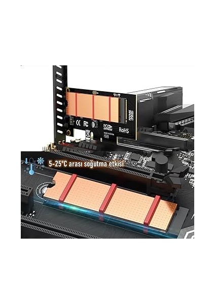 Copper2 Dizüstü Masaüstü M.2 Nvme M.2 Sata SSD Soğutucu Heatsink fırsatları
