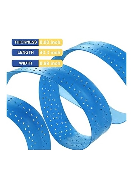 2 Paket Davul Çubuk Bant, Kaymayan Baget Sarma Tutamakları, Davul Çalma Perküsyon Aksesuarları Için Çift Taraflı Yapışkan Bantlı, Davulcular Için Ideal (1 Inç Genişlik 113 cm Uzunluk) modelleri