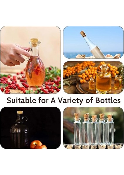 Lens 16'lı Paket Yumuşak Ahşap Mantar Konik Mantar Tapaları Ahşap Şişe Tıpası Sızdırmaz Şarap Şişesi Mantarları Bira Şarap Şişesi Için Yedek Tıpalar, 0,67 x 0,87 x 1,38 Inç fırsatları