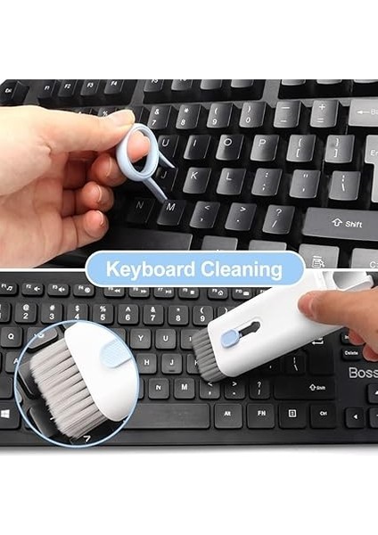 7'si 1 Arada Elektronik Temizleme Kiti, Klavye Temizleyici, Dizüstü Bilgisayar Temizleme Kiti Monitör, Cep Telefonu, Bluetooth, Kulaklık, Lego, Airpods, Dizüstü Bilgisayar Kamera modelleri