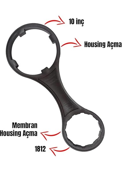 Su Arıtma Cihazları Için Filtre Kabı ve Membran Kabı Açma Anahtarı, Aquafit fiyatları