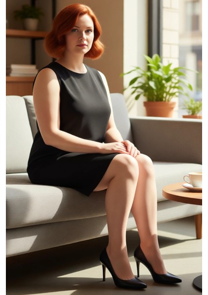 Kadın Büyük Beden Kolsuz Shift Kalıp Bisiklet Yaka Mini Dokuma Elbise Yaz Aylarının Yıldızı fiyatları