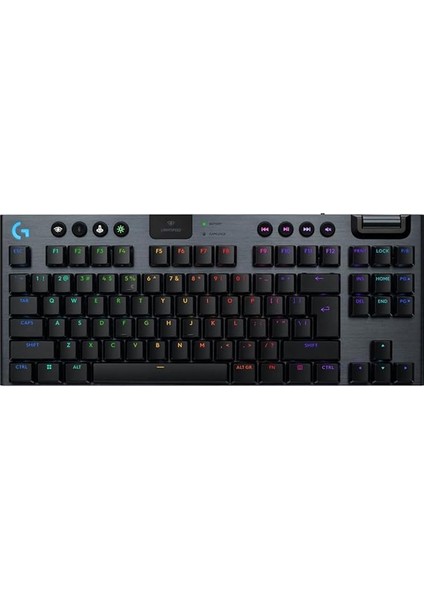 G G915 x Lıghtspeed Tkl Düşük Profilli Kablosuz Oyun Klavyesi, Çift Katmanlı Pbt Tuş Kapakları, Programlanabilir Tuşlar Rgb Arka Aydınlatma, Alüminyum Kaplama, Pc/mac Uyumlu, Ingilizce, Siyah