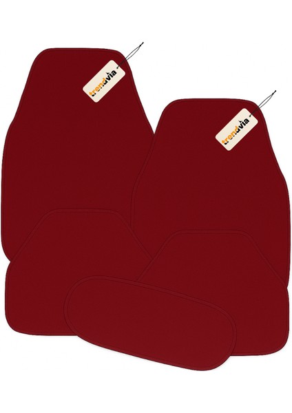 Araba Halı Paspas Takımı 5’li – Kaymaz Tabanlı Araç Halı Paspas Seti