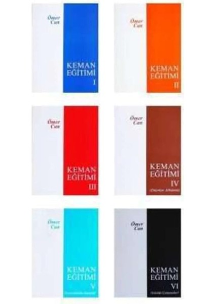 Ömer Can Keman Eğitimi 6 Kitap (Set) - Ömercan Keman Metodu