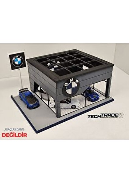 BMW Diecast Garaj Diorama 1:64 Ölçek Plastik Malzeme ile Koleksiyon İçin indirimleri