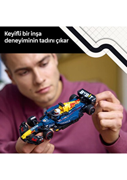 Speed Champions RB20 F1 Yarış Arabası 1:32 Ölçekli Plastik Model Eğlenceli Oyun Seti