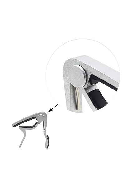 Gitar Tuner Klipsli Alüminyum Malzeme Kelepçesi Akustik Elektrik Ukulele Banjo Mandolin Için fırsatları