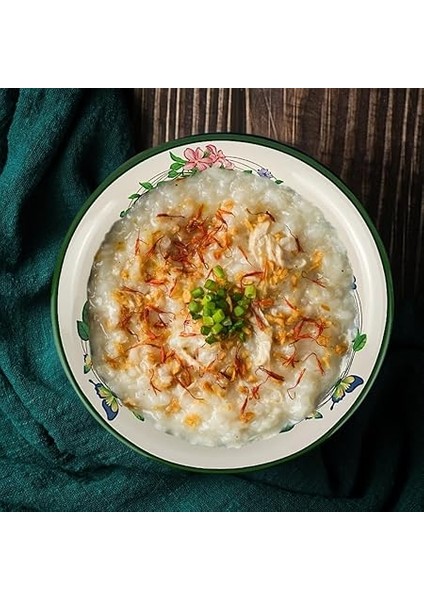 Emaye Kase, Çukur Tabak, Çorba Kase, Salata Kasesi, Bowl 32CM (Yeşil Yasemin) fırsatları