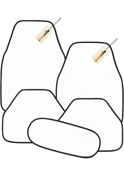 Araba Halı Paspas Takımı 5’li – Kaymaz Tabanlı Araç Halı Paspas Seti